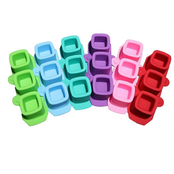 قوالب سيليكون كونكريت  ووعاء الزهور ومزهرية لزراعة النباتات بنفسك للشموع والنباتات  (بوت مربع)