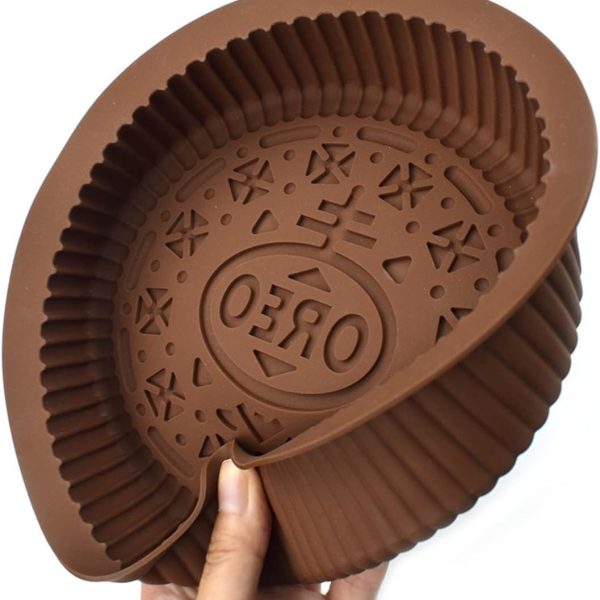 قالب سيليكون كبير الحجم لعمل الفوندان والبسكويت والموس والحلوى المصنوعة من عجينة السكر والشوكولاتة