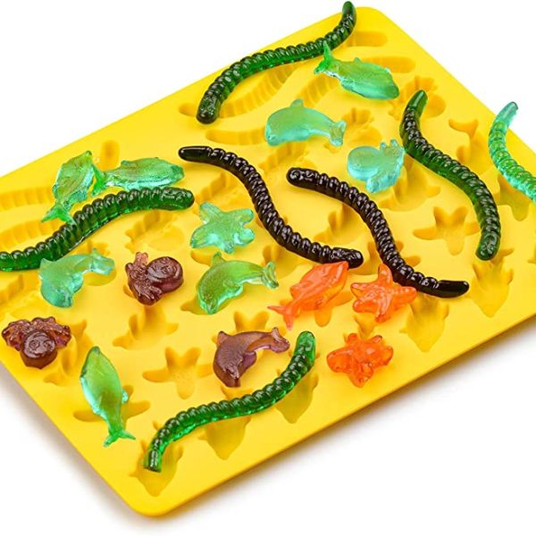 قالب سيليكون على شكل حيوانات بحرية قوالب جيلى شوكولاته