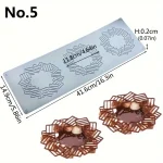 قوالب سيليكون عجينة السكر الحرفي، سدادة السيليكون، شكل دائرة، قالب موس الشوكولاتة، أدوات تزيين الحلوى، جديد