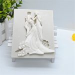 قالب سيليكون عريس وعروسة، للافراح وتزيين الكيك والحلوى والشوكولاتة