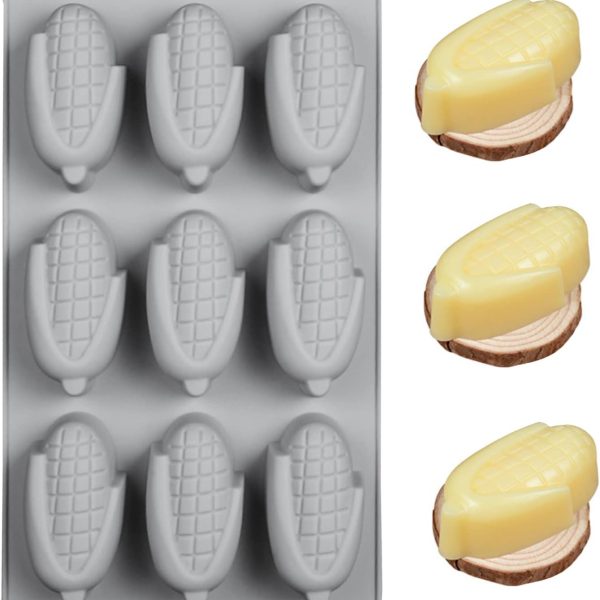 قالب سيليكون ذرة متعدد الاستخدام كيك شوكولاته صابون