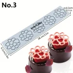 قوالب سيليكون عجينة السكر الحرفي، سدادة السيليكون، شكل دائرة، قالب موس الشوكولاتة، أدوات تزيين الحلوى، جديد