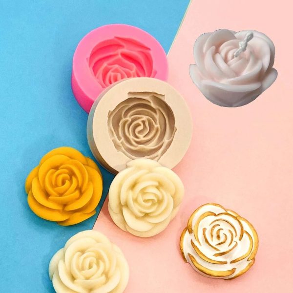 قالب سيليكون الوردة أداة تزيين الزفاف قالب تزيين