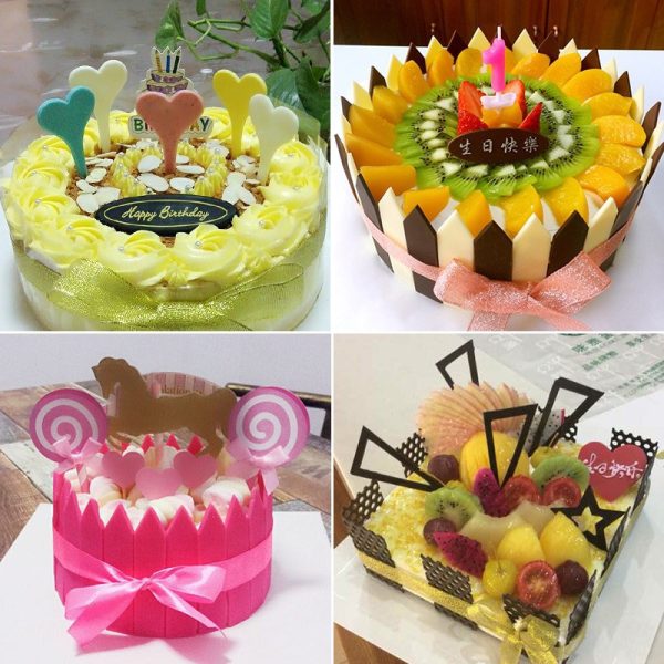 مجموعة من القوالب السيليكون شوكولاته  لتزين الكيك والكب كيك