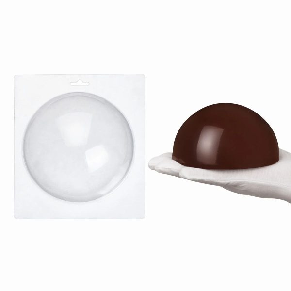 قوالب شبه الكروية المصنوعة من البلاستيك ،مقاسين  بقطر 17.5 سم 14 سم