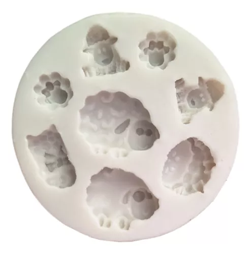 قالب سيليكون على شكل خروف تزين كيك وكب كيك