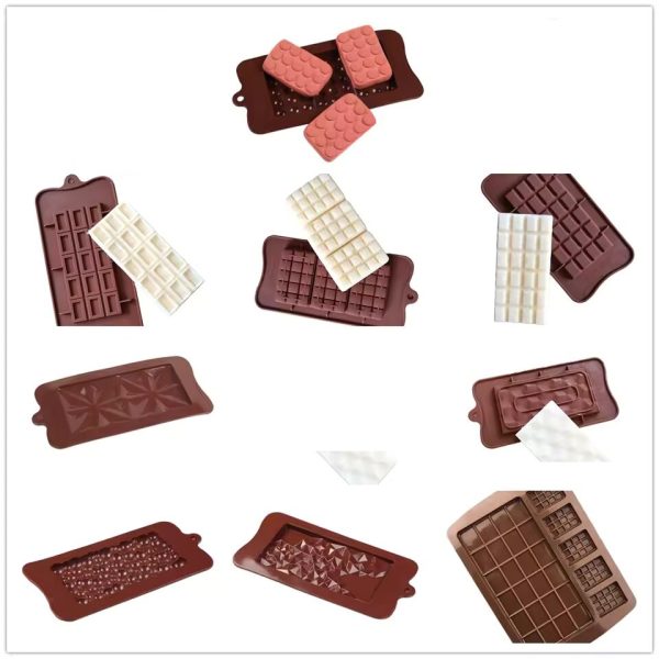 9 قوالب اشكال مختلفه قوالب سيليكون شوكولاته