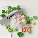 قالب سيليكون شمعة ثلاثي الأبعاد على شكل نبات الصبار العصاري، لصنع الشموع المعطرة الحرف اليدوية