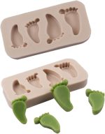 قالب سيليكون بصمة بيبيى توزيعات سبوع البيبى