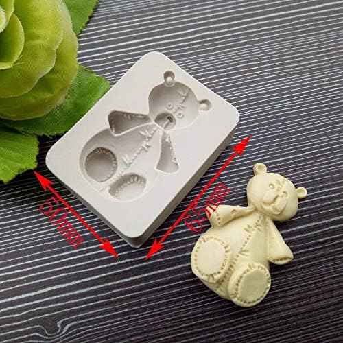 قالب سيليكون دبدوب تزين كيك بعجينة السكر