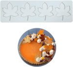 قوالب سيليكون تيوليب اوراق شجر مجوفة على شكل خلية نحل زهرة، قالب تزيين الكيك الكب كيك