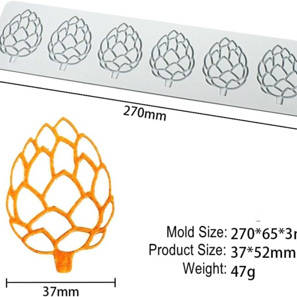 قوالب سيليكون كيك دانتيل على شكل زهور