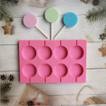 قالب سيليكون لولى بوب 8 قطع مصاصة