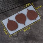 قالب سيليكون على شكل ورقة حور