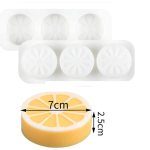 قالب صابون سيليكون على شكل برتقال، قالب صابون دائري، قوالب سيليكون، قالب جبس، قالب ثلج، قالب شموع من السيليكون، قالب صابون دائري