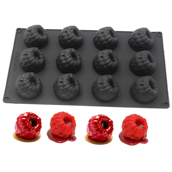 قالب سيليكون توت 12 قطعة سواريه ايطالى