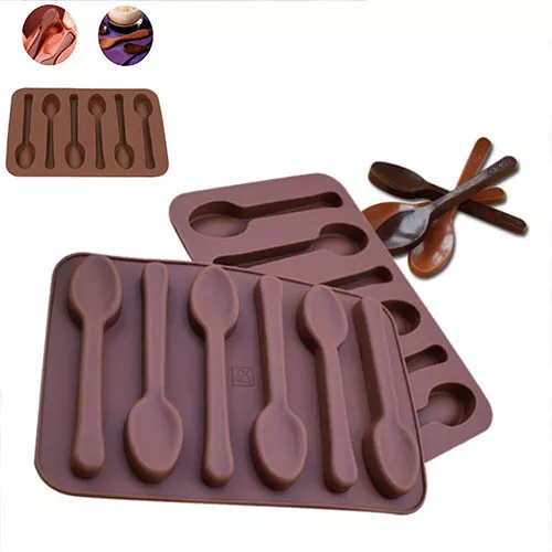 قالب سيليكون شوكليت معالق مقاس صغير