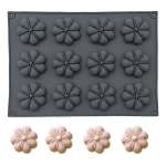 قالب سيليكون موس كيك سواريه شكل وردة