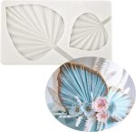 قالب سيليكون مولد على شكل اوراق شجر لتزيين الكيك وعجينة السكر،