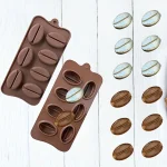 قالب سيليكون حبات البن صابون وكرات استحمام حبوب البن