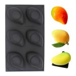 قالب سيليكون المانجو 6 قطع – طريقة عمل موس كيك المانجو باستخدام القالب