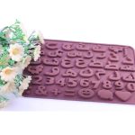 قالب سيليكون حروف وارقام عربى شوكولاته