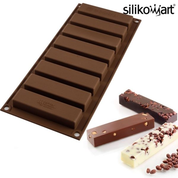 قالب سيليكون شوكولاته صوابع مربع سيليكون مارت