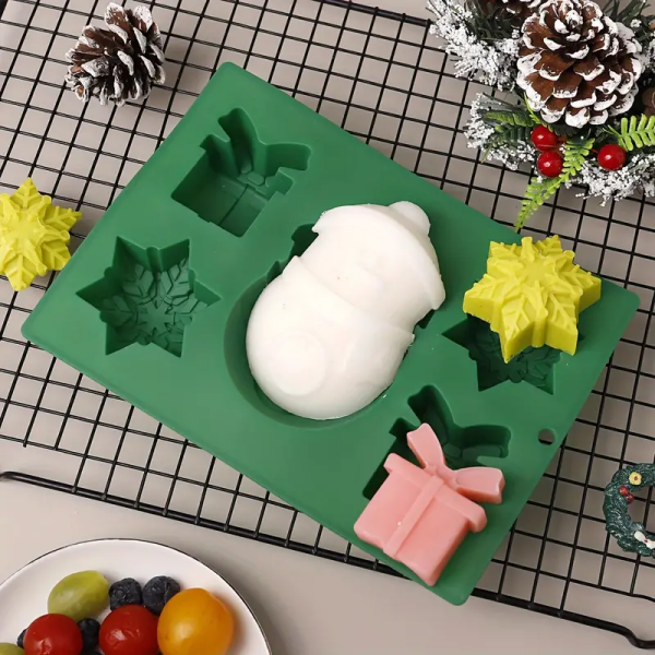 قالب سيليكون ثلاثى الابعاد هدايا عيد الميلاد