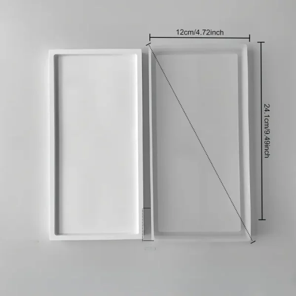 قالب سيليكون صنية 24 سم مستطيل بحواف