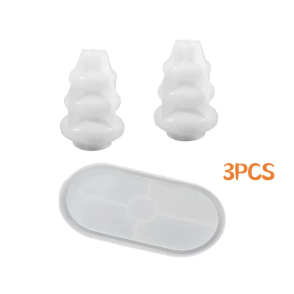 عروض خاصة للمبتدئين 3 قوالب سيليكون كونكريت كوستر 18 سم 2 فازة 3 ادوار مقاس 10 سم عروض خاصة للمبتدئين