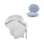 قالب سيليكون كونكريت صدفة تى لايت