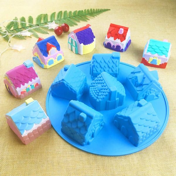 قوالب سيليكون كريسماس 2026 شكل منزل