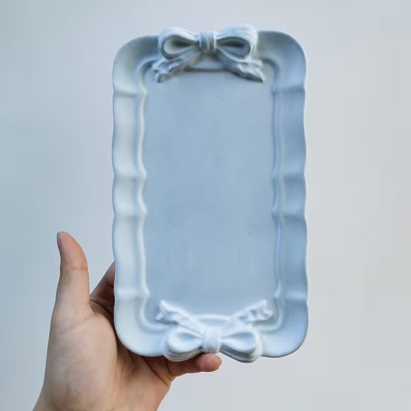 قالب سيليكون كونكريت شكل صنية مستطيل بورد