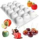 قالب سيليكون موس كيك تفاح 15 قطعة سواريه