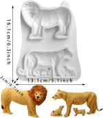 قالب سيليكون شكل الاسد تزين كيك عجينة السكر