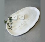 قالب سيليكون كونكريت عشوائي غير منتظم ترند صنية الخطوبة - قالب بيضاوي ودائري ثقيل ، وعاء عرض المجوهرات - قالب هدايا