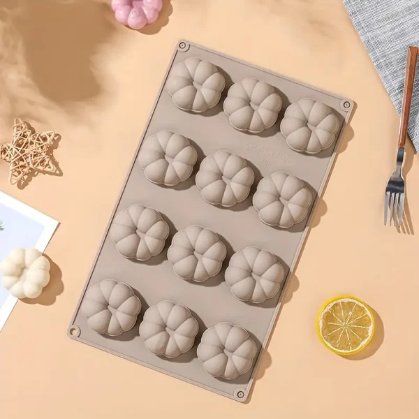 قالب سيليكون موس كيك على شكل فاكهة بتجويفين، مثالي للحلويات الفرنسية والشوكولاتة والحرف اليدوية -