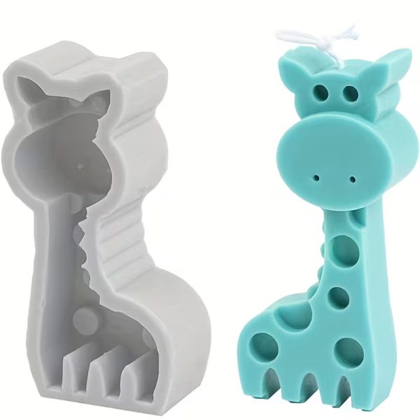 قالب سيليكون شمعة الزرافة