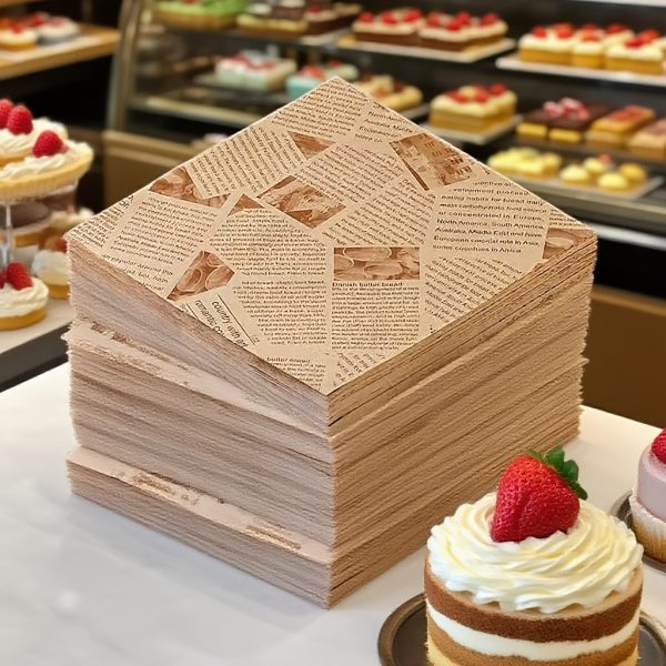 100 قطعة ورق زبدة الخبز غير لاصق ورق الخبز البرشمان للفرن مقلاة الهواء حصيرة شواء ورقة الغذاء ورق التغليف أداة الخبز