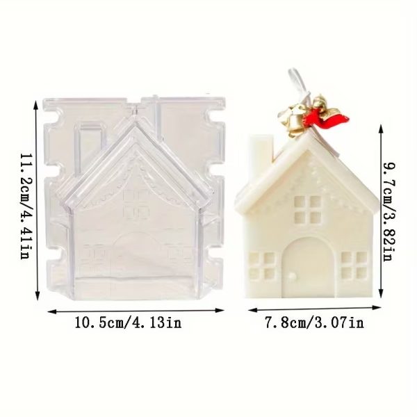 قالب اكريليك شمعة بيت مجسم