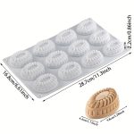 قالب سيليكون سوارية موس سابلية شوكولاته ثلاث اشكال مدور بيضاوى مربع