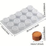 قالب سيليكون موس كيك على شكل جذع شجرة وتد خشبي،