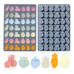 قالب سيليكون فواكه مجففة لصنع الجيلى تزين شوكولاته كيك صابون شمع