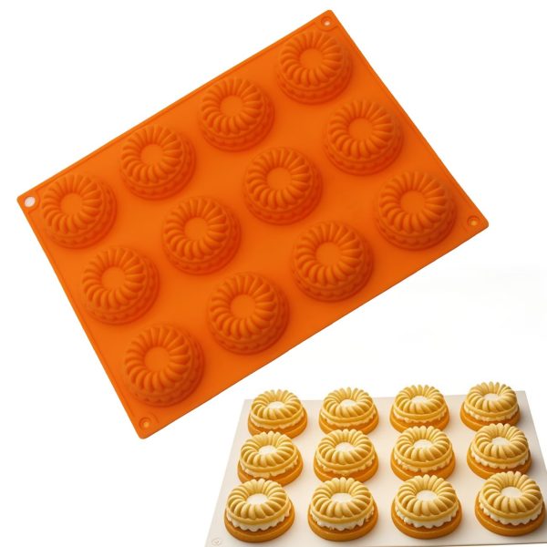 قالب سيليكون سوارية موس سابلية شوكولاته ثلاث اشكال مدور بيضاوى مربع