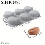 قالب سيليكون حبات البن مقاس وسط مجسم