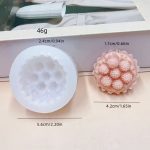 قالب سيليكون لصنع تارت التوت بنفسك، مثالي للشموع والتزيين