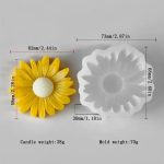 قالب سيليكون عبادة الشمس عمق كبير