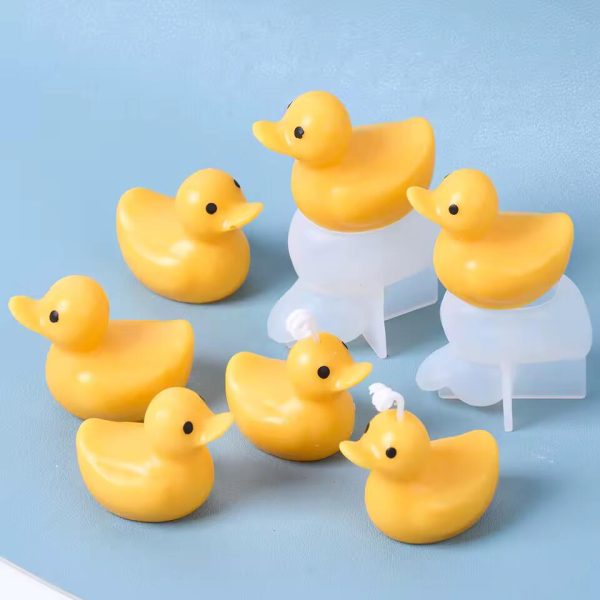 قالب سيليكون شمعة توزيعات البطة